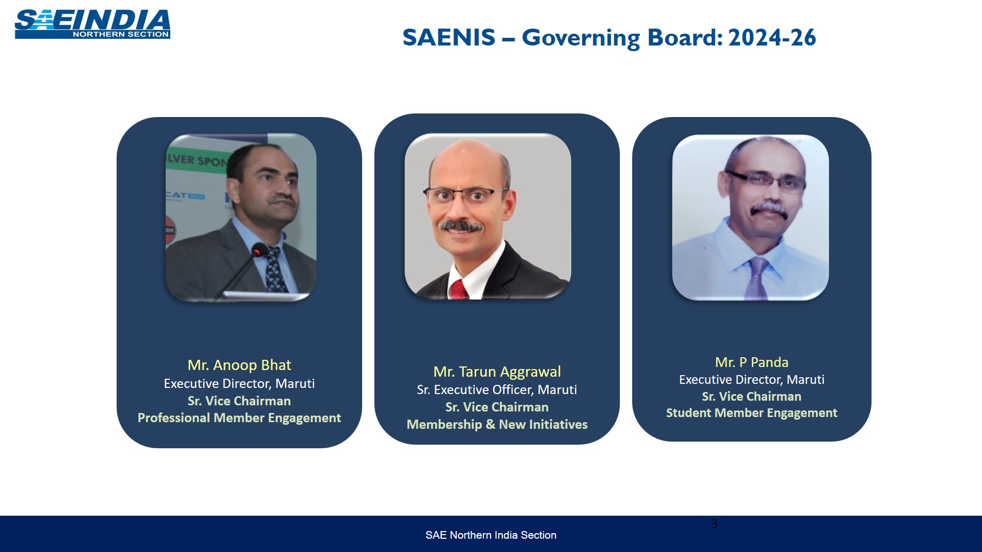 SAENIS – Governing Board: 2024-26